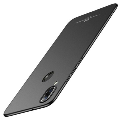 MSVII Hard Case ultradünne PC Handyhülle Matt Cover Schwarz für Huawei P20 Lite