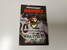 RS20 Prince Albert Raiders 2009/10 Minor Hockey Pocket Schedule - Molson