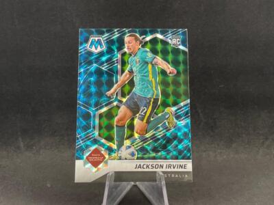 2021-22 PANINI MOSAIC WORLD CUP JACKSON IRVINE #147 ROOKIE GENESIS PRIZMS SP