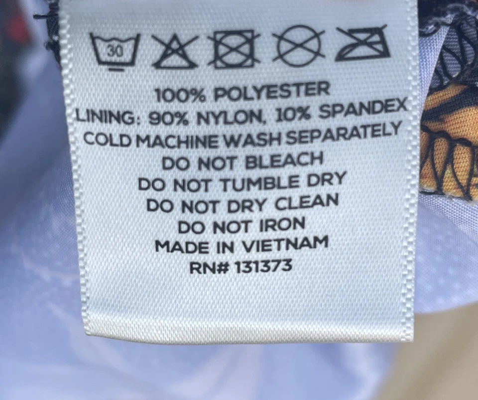 Baúl de baño Saturdays New York City estampado con cordón cintura talla Grande Foto 4 de 4