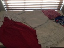 6 PCS MIXED LOT CLOTHING CHAPS MORE GIRLS 7-8 99.00 MUST SEE