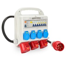 Stromverteiler Adapter 32A 16A Baustromverteiler Industrie CEE 230V Starkstrom