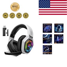 Ultra-Stable Wireless Gaming Headphones for PS5, PC Switch - 40 Hours Playtime