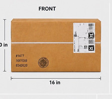 Corrugated Cardboard Shipping Box 16x10x6 in Interior Rectangle MPN 1477