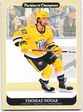 2023-24 Parkhurst Champions #217 Thomas Novak Nashville Predators