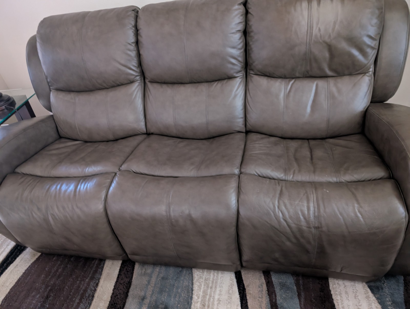 3 piece living room furniture set used No Shipping No Delivery 