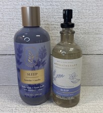 Bath  Body Works Aromatherapy Sleep Lavender Vanilla Pillow Mist  Body Wash