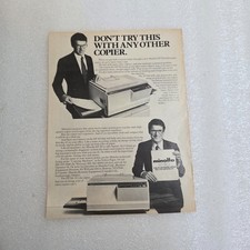 Vintage Print Ad Minolta EP 310 copier machine B&W 8x10.5 1979