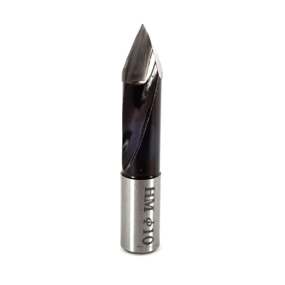 Whiteside DT10-57 Right Hand V-Point Dowel Drill 10mmCD, 57mmOAL