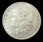 1900 S MORGAN SILVER DOLLAR $1 AU COIN