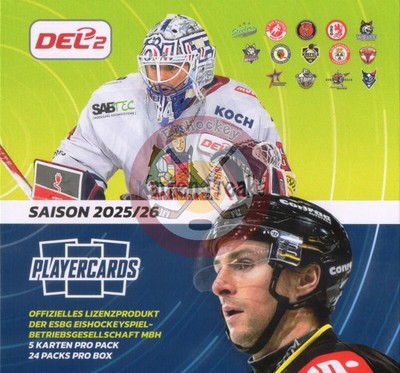 DEL-2 Playercards * Saison 2025-26 * signierte Karten