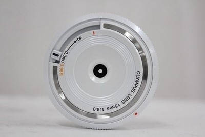 Olympus 15mm f/8 Lens BCL-1580 White From Japan