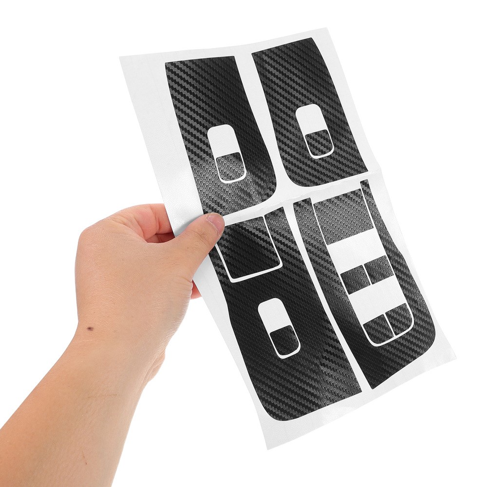 Car Interior Button Sticker Decals for Vehicles Lift Glass Window Buttons