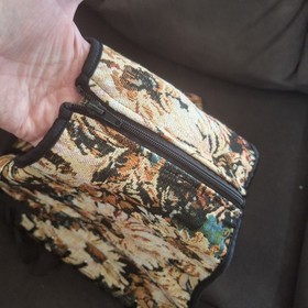 Scarlet Darkness Renaissance Corset Cottagecore Boned Tapestry Vest Womens 16