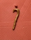 Vintage Star Wars YODA LIGHT BROWN CANE Accessory Original 1980 Kenner
