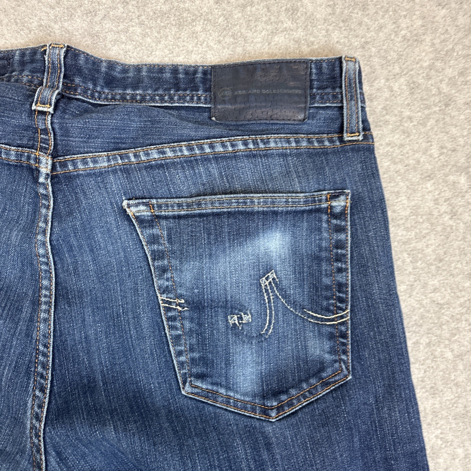 AG Adriano Goldschmied Jeans Mens 36x34 The Matchbox Slim Fit Denim thumbnail 8