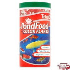 Color Enhancing Pond Food Flakes Koi Goldfish Nutrient Rich Clear Water New