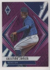2021 Panini Chronicles Phoenix Purple Mojo 67/99 Cristian Javier #16 04h3