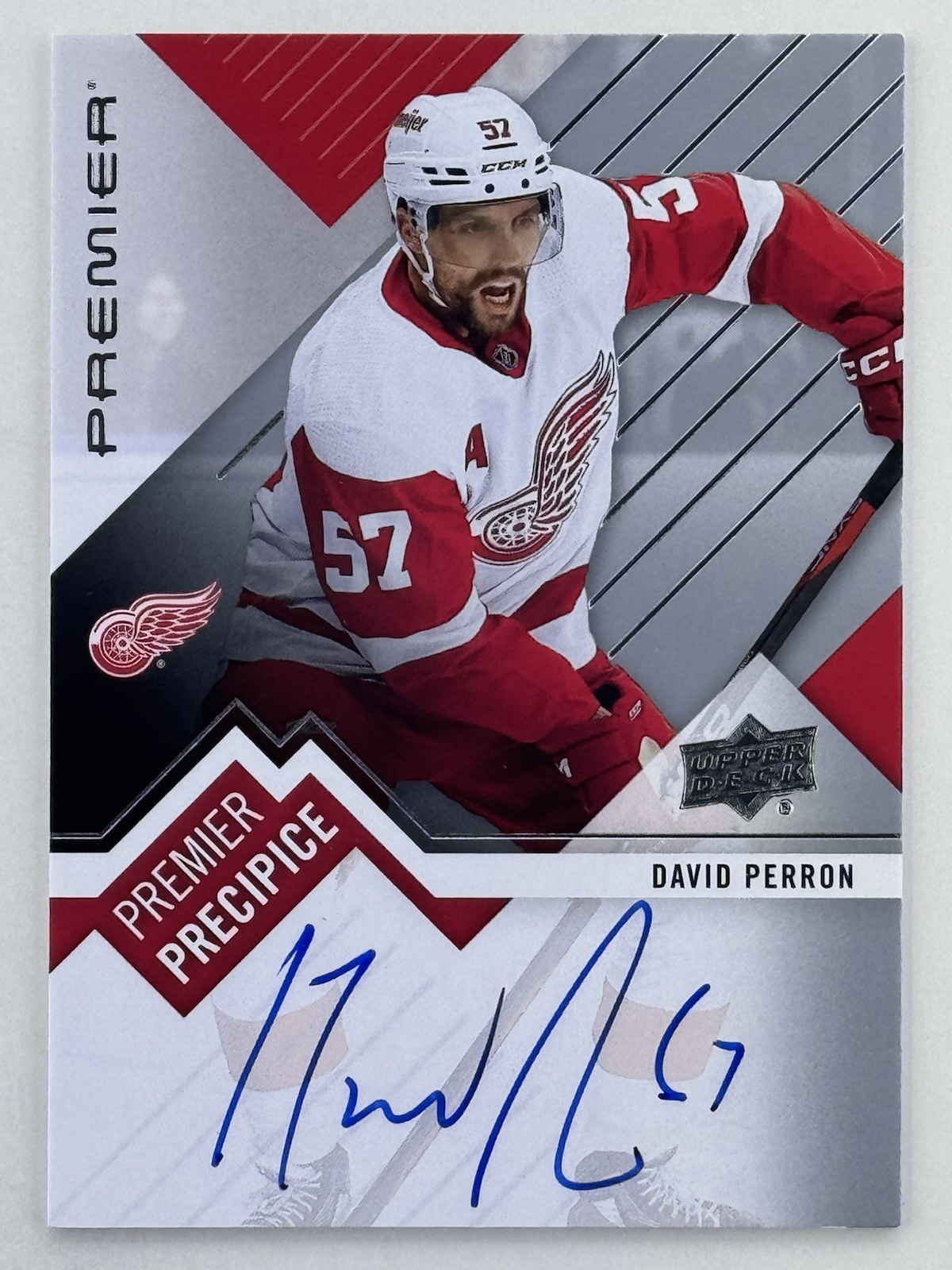 David Perron 2023-24 Upper Deck Premier Precipice Autographs #PP-DP NHL Auto
