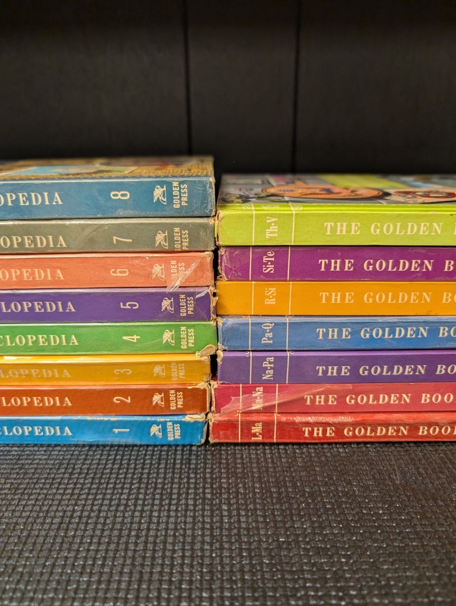 1959/1960 The Golden Book Encyclopedia Set Volumes 1-15 | eBay