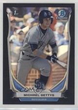 2014 Bowman Draft Chrome Black Refractor 26/75 Michael Gettys #CDP49 uk2