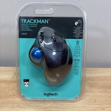 Mouse Trackball Wireless Logitech M570 - Design Ergonomico Nuovo Sigillato