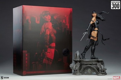 SIDESHOW ELEKTRA BLACK PREMIUM FORMAT FIGURE - 1/4 STATUE - OVP