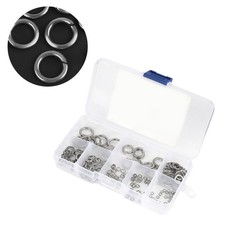 180pcs M2-M10 Stainless Steel SS304 Spring Washer Assortment Kit With Box Spare