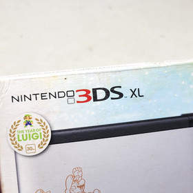 Nintendo 3DS XL Mario & Luigi Dream Team 32GB Handheld Silver W/ Preloaded Games