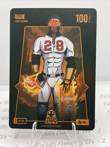 2024 Bo Jackson Battle Arena #BF-178 Ollie Fire Matt Olson Fire Foil