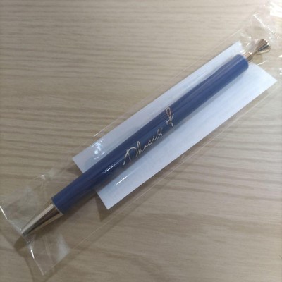 Moonphase Ballpoint Pen Meguro Renyu Village Kasumi Theater Merchandise #ec8688