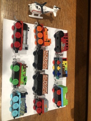 11 Thomas The Trains Friends Collection. Harold, Merlin, Toby, Bertie & Case