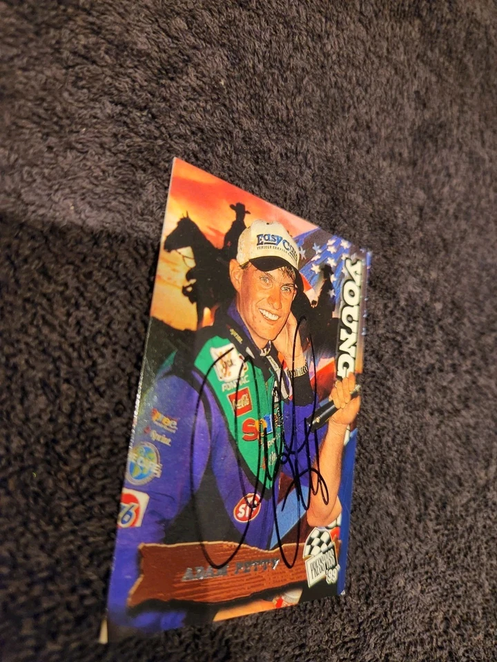 1999 PRESS PASS ADAM PETTY ROOKIE signed VINTAGE card AUTOGRAPHED JSA CERTIFIED - Image 4 of 4