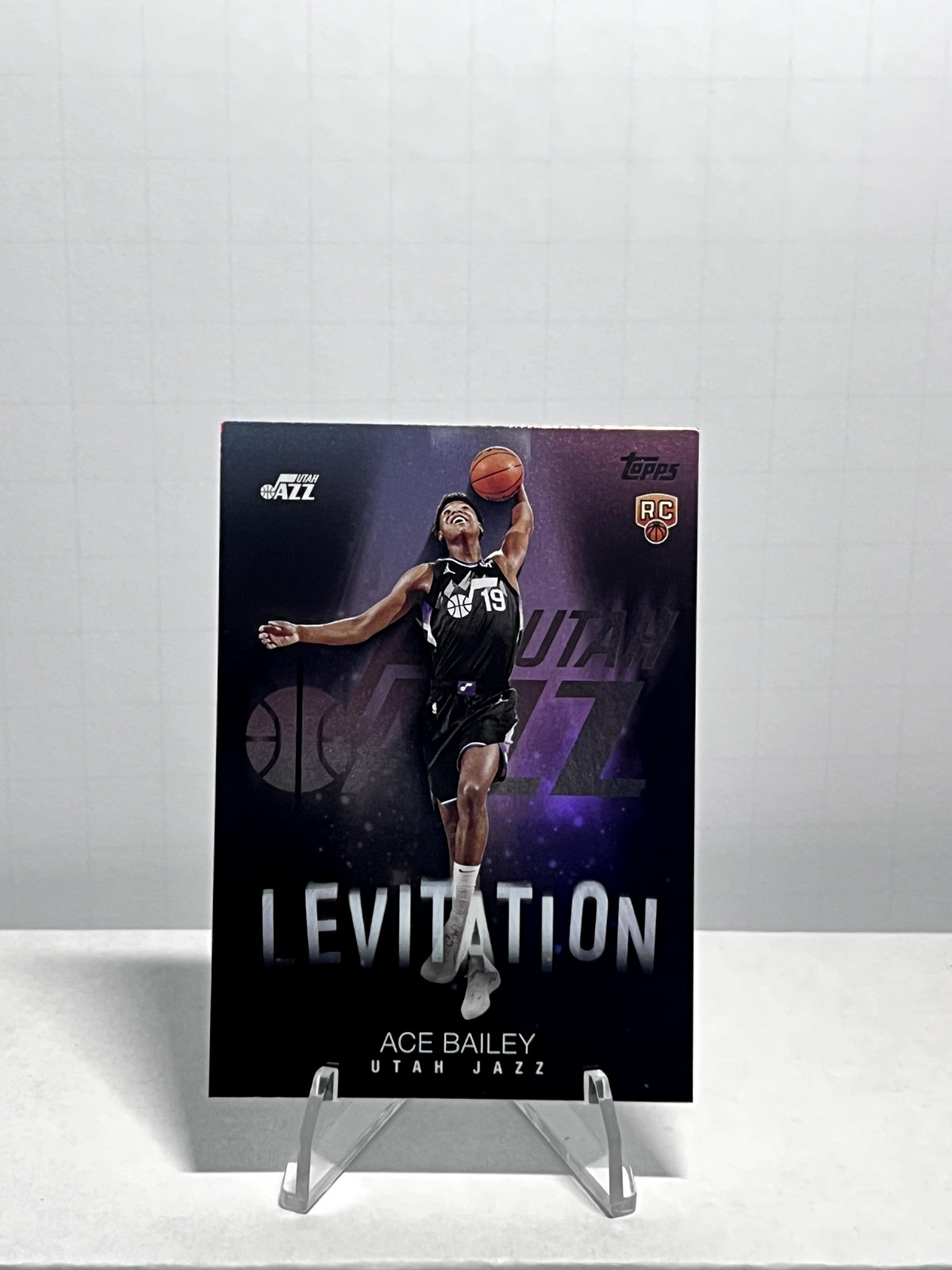 Ace Bailey Levitation Rainbow Foil Rookie 2025 Topps Jazz