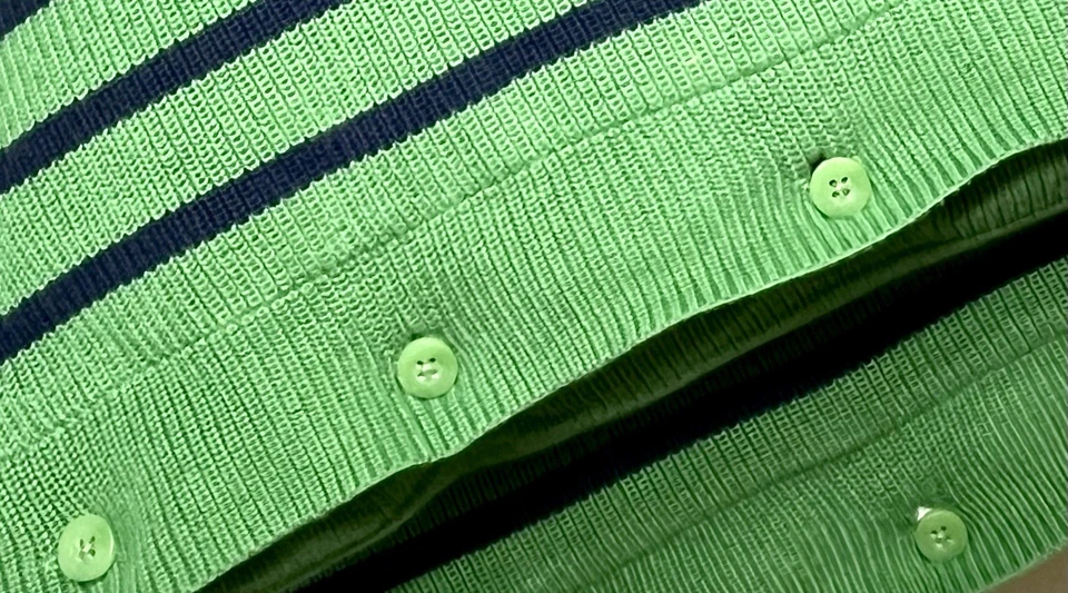 Ralph Lauren  Toulon Stripe Knit Pillows With Down/feather Insert Reg $215 20x20 - Image 2 of 4