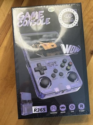 NEW R365 Handheld Video Game Console Emulator - 128GB - Purple