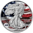 2026 Silver Eagle - USA Flag Edition 1 oz Silver - 499 Mintage - Serial # 64