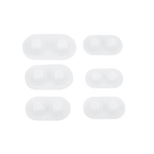 6 Sets Multifunctional Silicone Molds Flexible Doll Eye Molds Resin Durable A