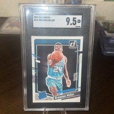 2023-24 Panini donruss - Brandon Miller (RC) SGC 9.5 Hornets