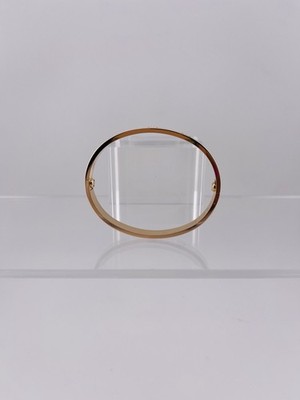 Cartier Love Bracelet AU 750 / 18K Rose Gold Size 16 Screw Motif W