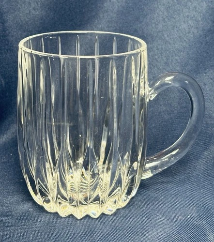 Mikasa Crystal PARK LANE Handled Coffee/Tea Mug 12 oz. Germany Mint! Retired