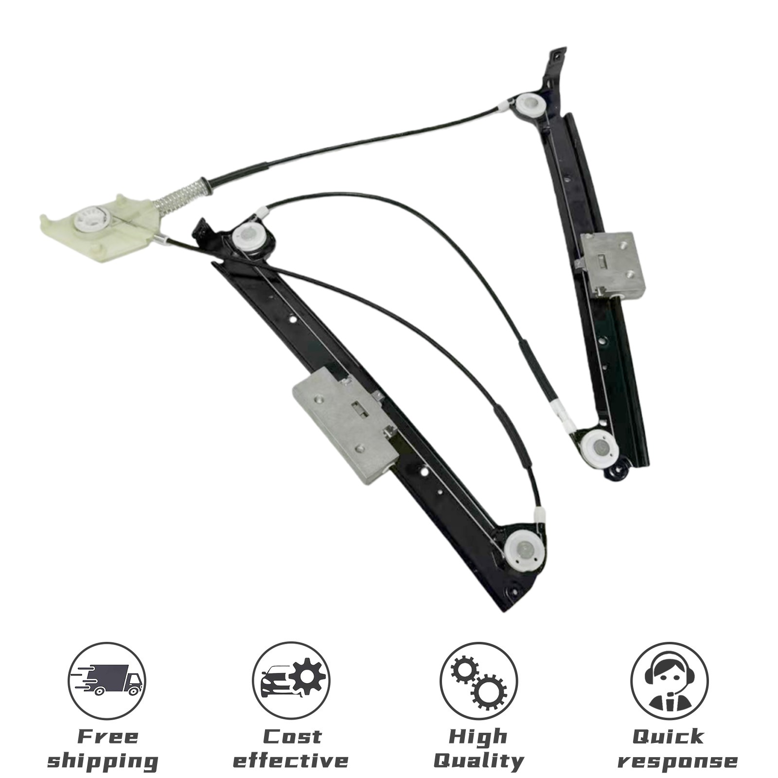 For Bentley Continental GT GTC 04-18 Front Left Door Window Regulator 3W0837401J