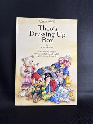THEO S DRESSING UP BOX 1993 Press Out & Play Prue Theobalds Bears Paper Dolls