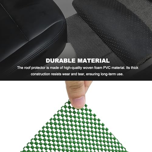 Anti-Slip Mat for Car Roof, 47"×39" Anti-Scratch Cuttable Car Rooftop Green - Picture 4 of 7