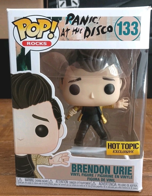 Funko Pop! Panic At The Disco - Brendon Urie #133 HT Exclusive w Protector