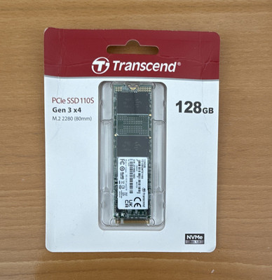 Transcend PCIe SSD 110S 128GB Interne SSD M.2 2280 NVMe Gen3 x4 TS128GMTE110S