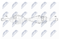 NTY Antriebswelle NPW-FR-206