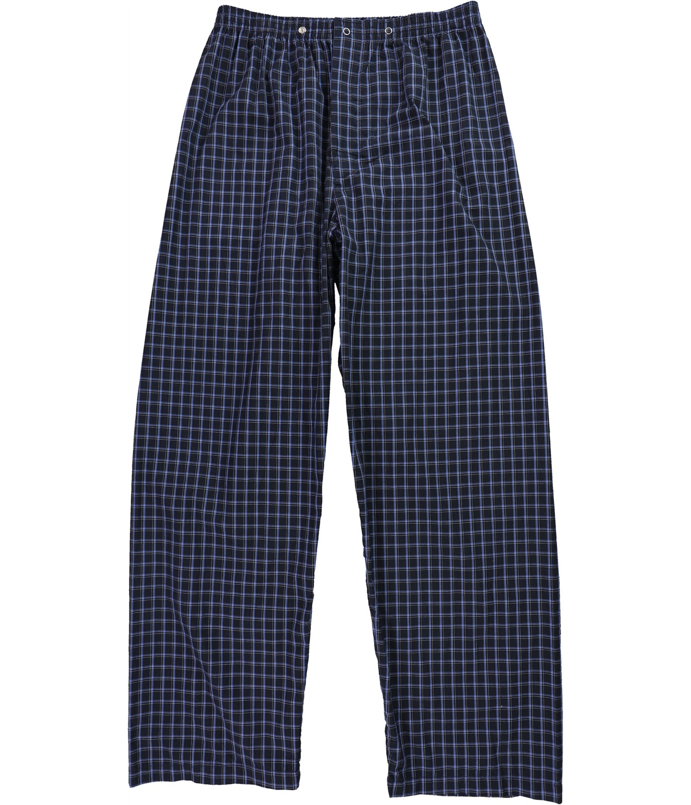 Мужские пижамные брюки для отдыха в клетку Club Room, синие, маленькие