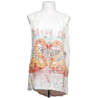Million X, Tank­top, Größe: 42, Pink/Mehrfarbig, Baumwolle/Viskose, Print #qHP