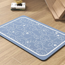 Pet Feeding Mat-Absorbent Dog Mat for Food and Water Bowl-No Stains Quick Dry Wa